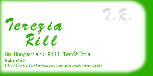 terezia rill business card